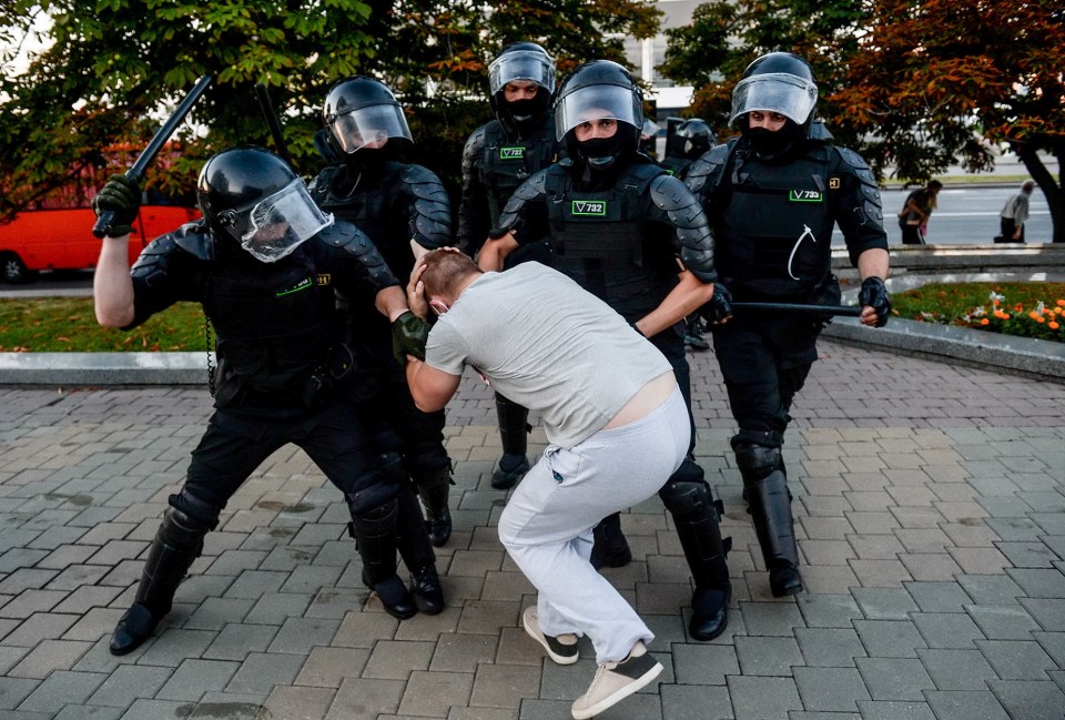 Lukashenko's regime has been brutally cracking down on protesters 