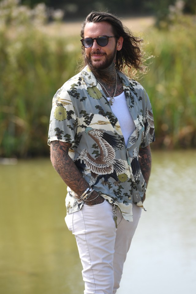 Pete Wicks watched the activities from a distance