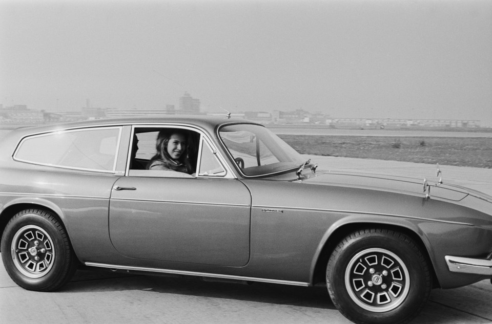 Princess Anne drove a Scimitar car back in 1971