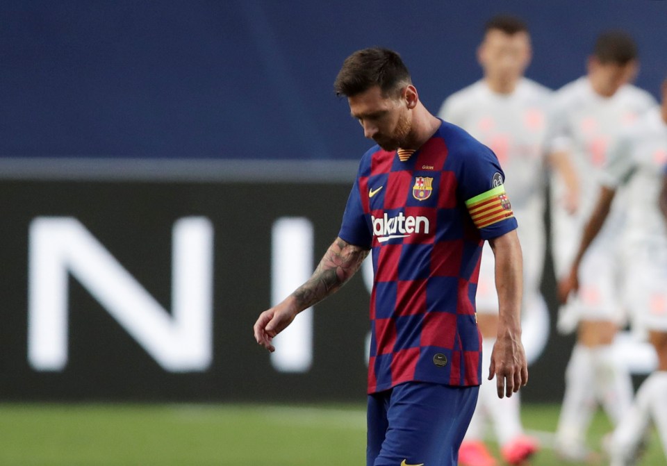 Lionel Messi is said to want out of Barcelona after their Bayern thumping