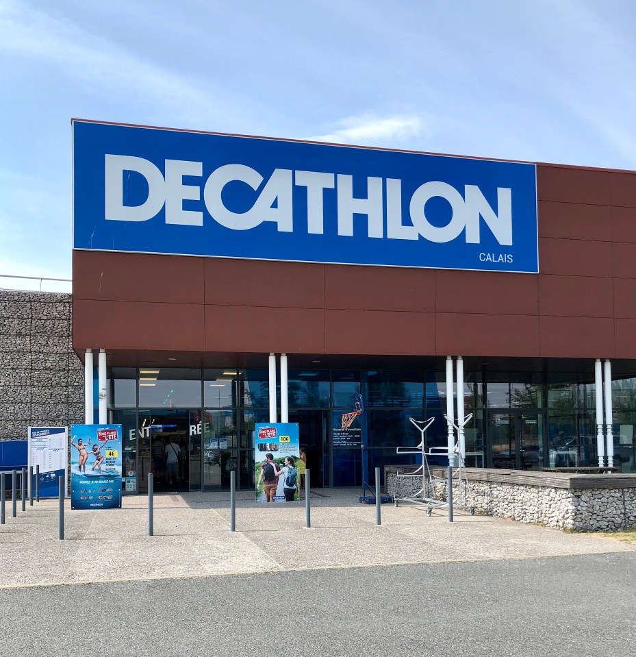 The Decathlon store in Calais is accused of fuelling the Channel crisis