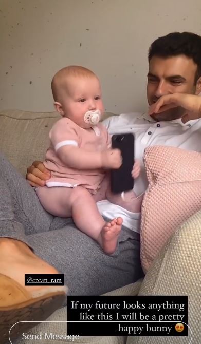 Vicky couldn’t help but share her adorable footage with her 4.6m followers