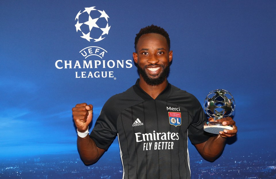 Dembele was named Uefa man of the match as Lyon downed Man City recently