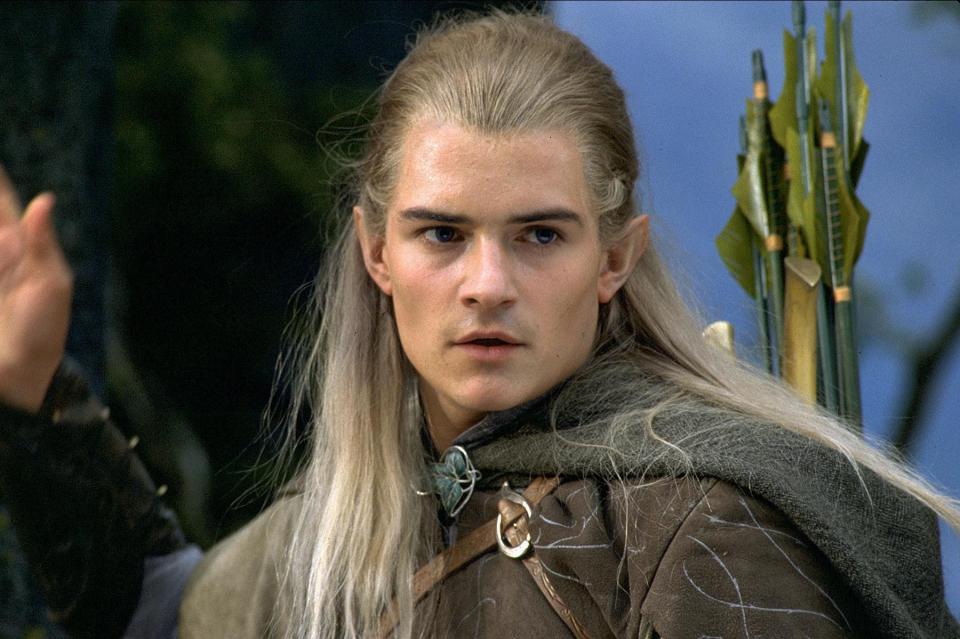 Orlando played the role of Legolas in the hit movies