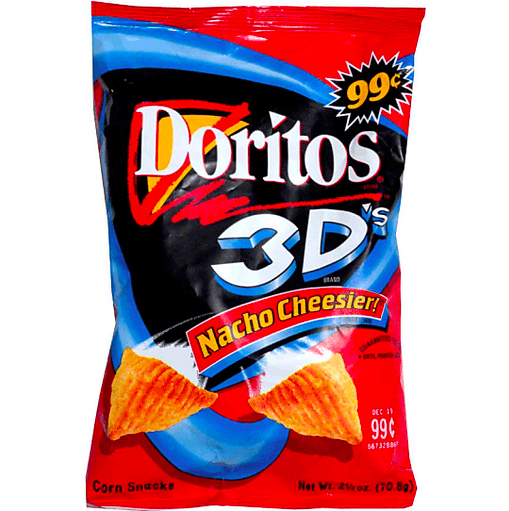 Like Doritos - but pyramid shaped