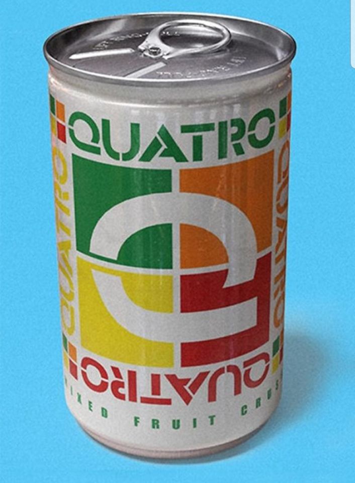 Quatro, meaning four, was named because is contained four fruits