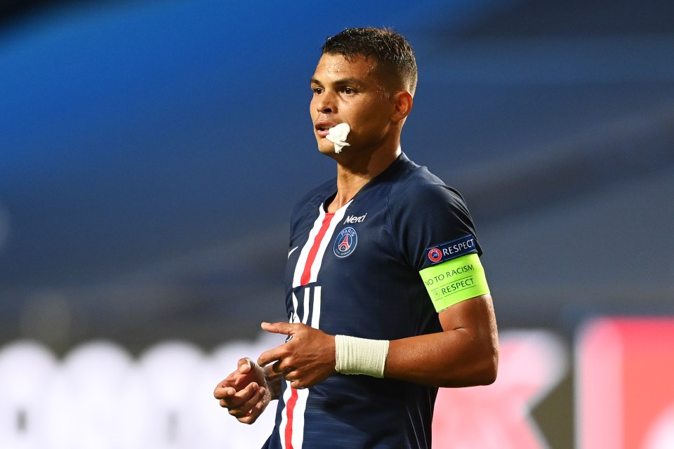 Thiago Silva helped PSG to Champions League semi-final victory over RB Leipzig