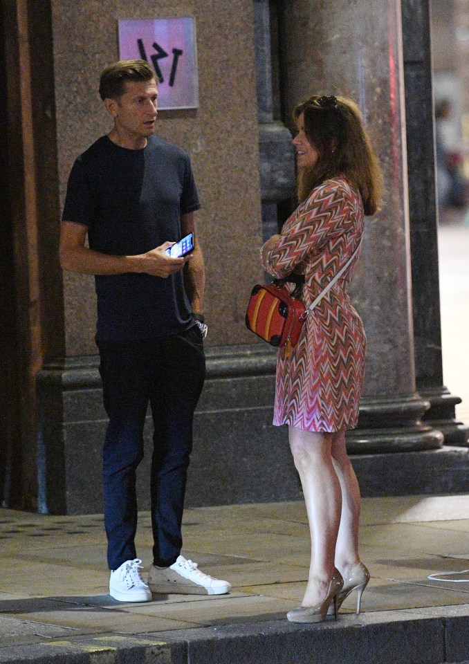 Susanna Reid and Steve Parish enjoyed a date night in Soho, London on Tuesday