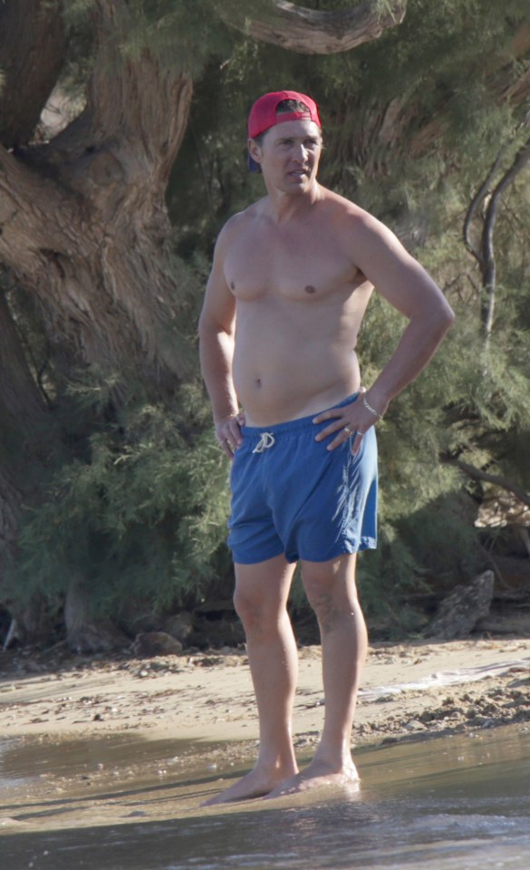 The Oscar-winning actor is known for his dramatic weight losses and gains for movie roles - he was pictured flaunting a dad bod last year