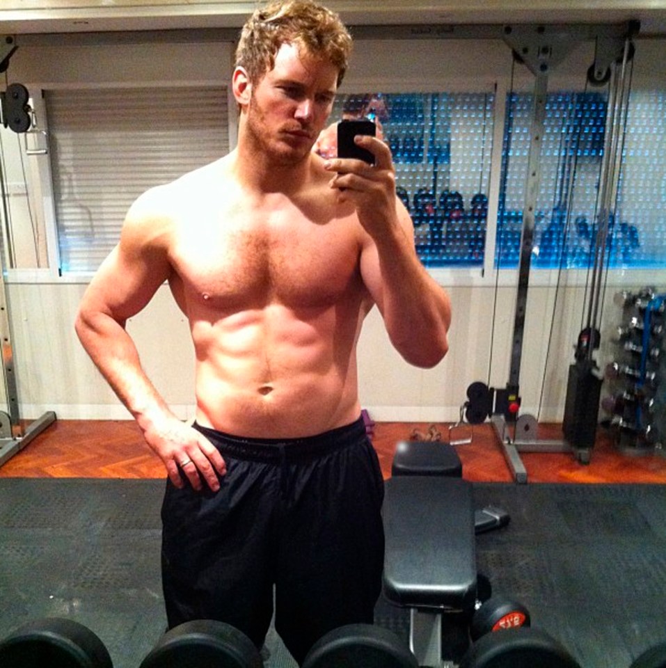 Chris Pratt lost 60lbs in six months and developed a six pack to star in Guardians of the Galaxy in 2014