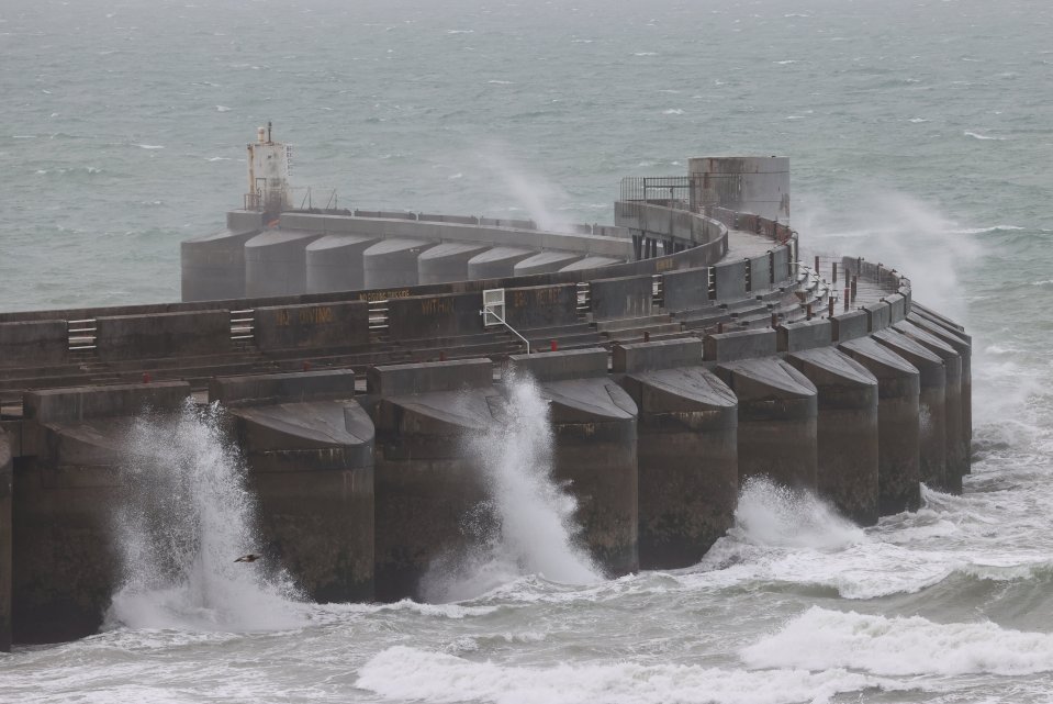 Brighton is lashed by bad weather as Storm Ellen arrives