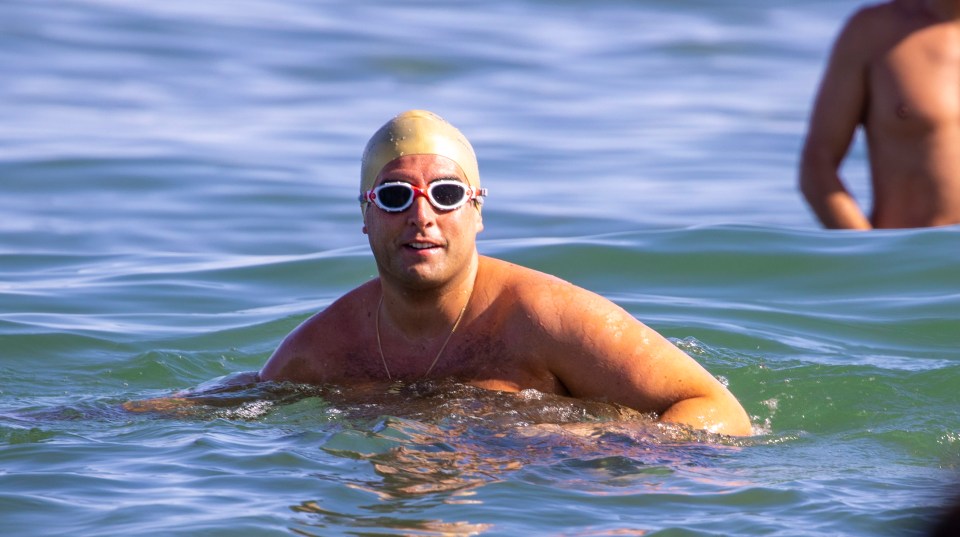 Arg looked like a natural in the water