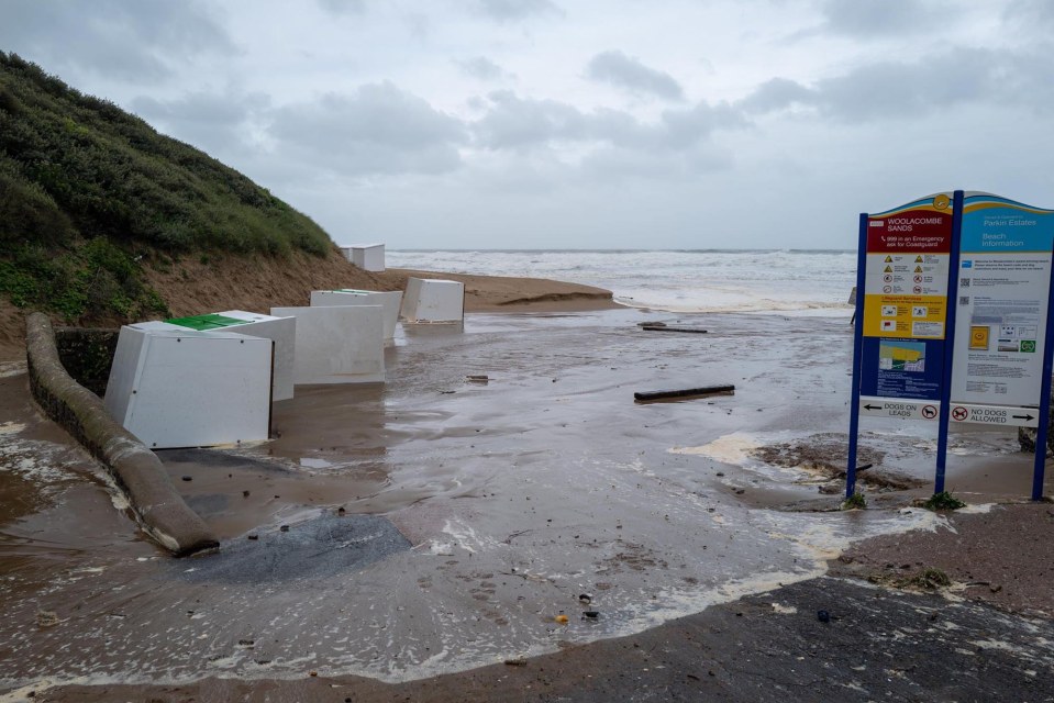 Storm Ellen has left a trail of destruction after battering the UK 