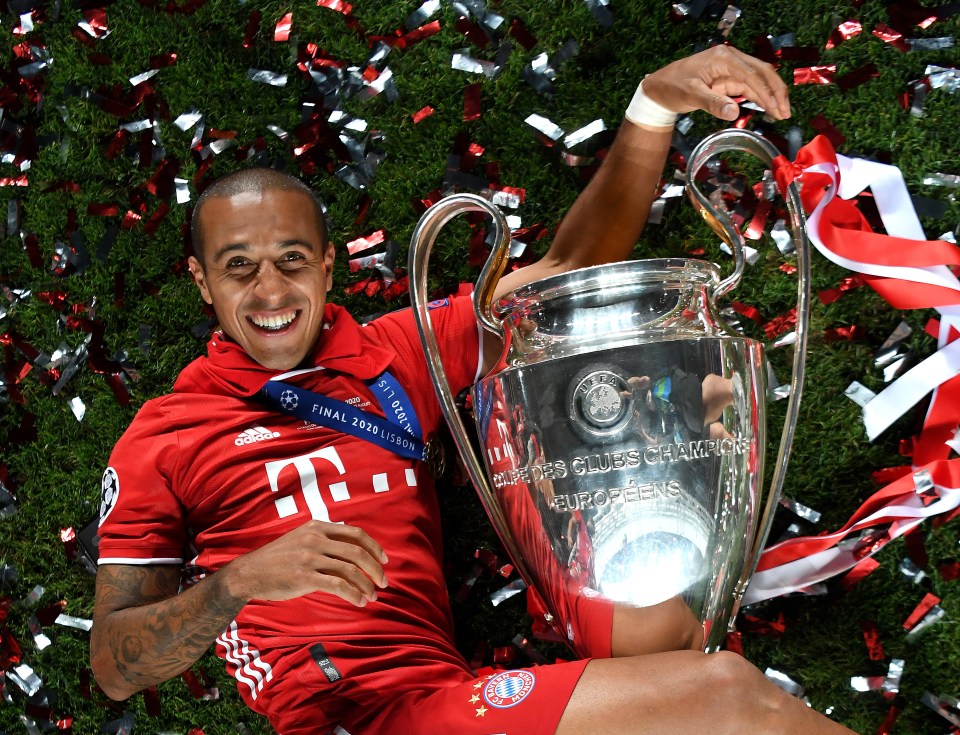 Thiago is looking for a new challenge after winning Champions League with Bayern 