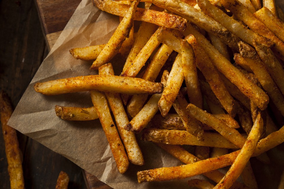 Leave the skin on the potatoes to give them a rustic feel