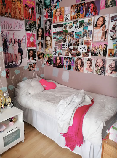 Evie, 12, was keen to give her bedroom a grown-up makeover