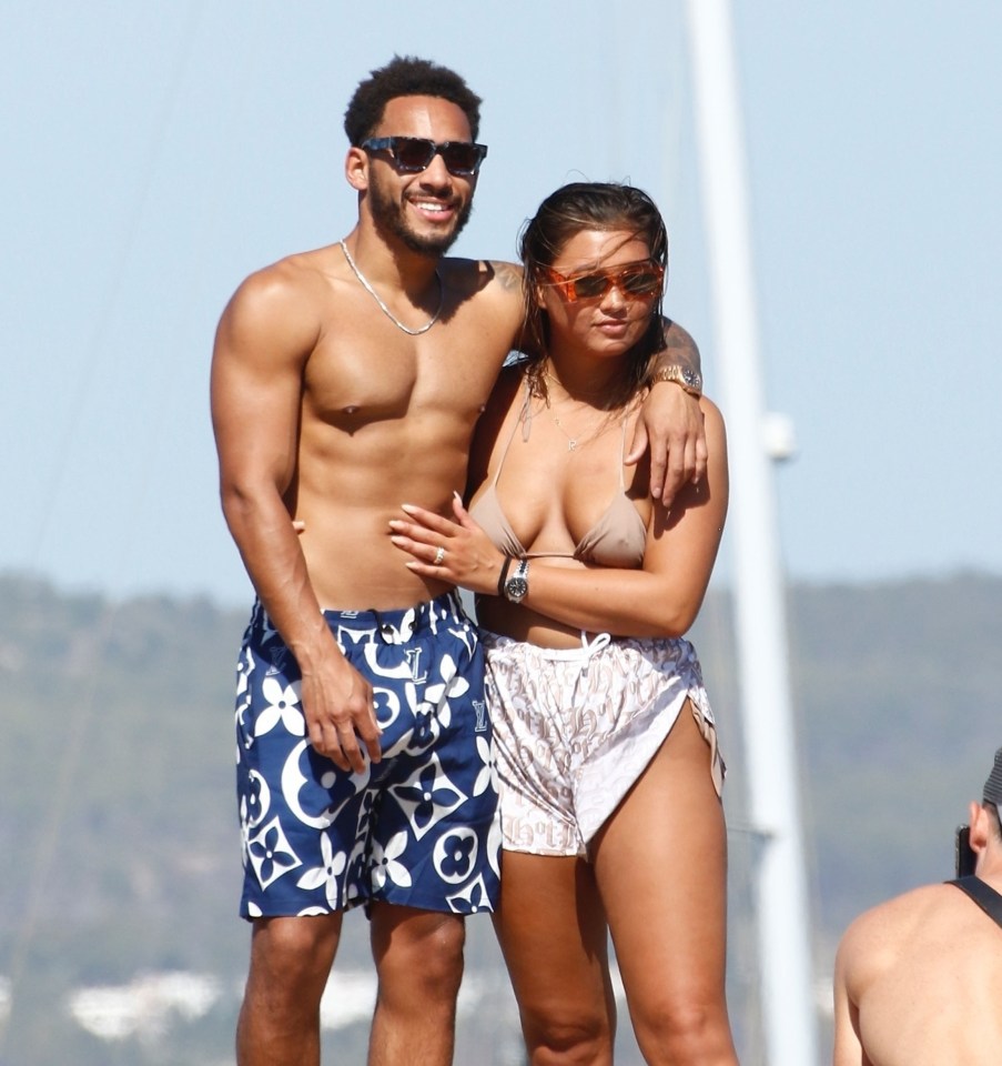 They've been enjoying the Spanish waters and showing off their toned physiques