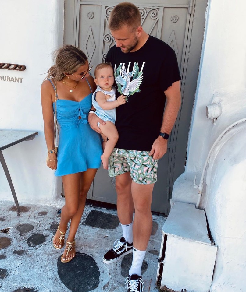 Shaw has been enjoying his break with girlfriend Anouska Santos and son Reign London