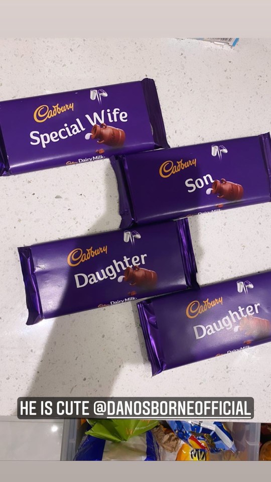 Dan bought these adorable chocolates for his family