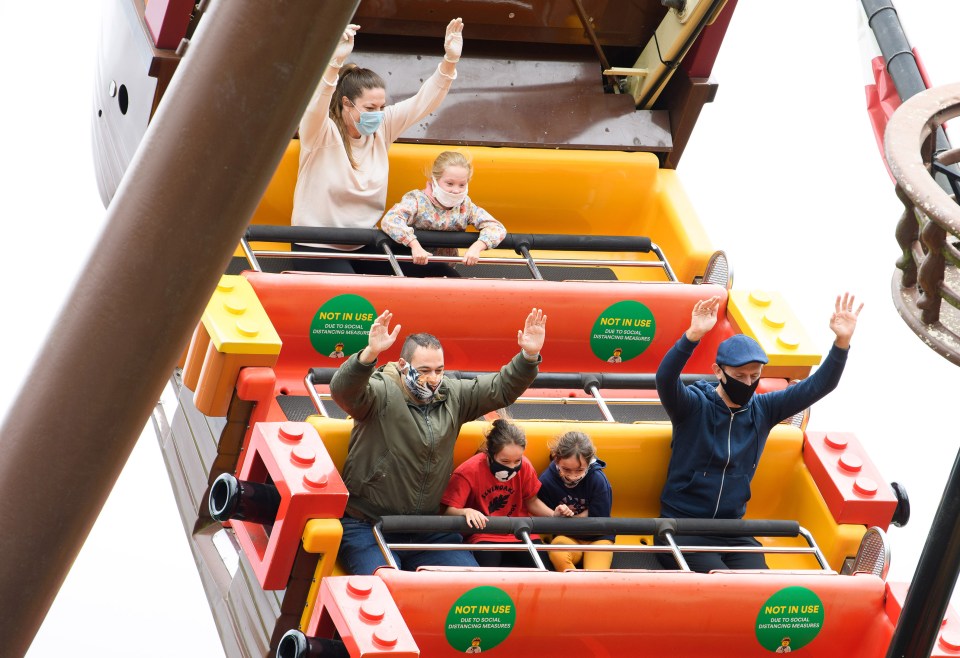 Most of Legoland's rides require your child to be only 0.9m tall, so are accessible to most pre-schoolers