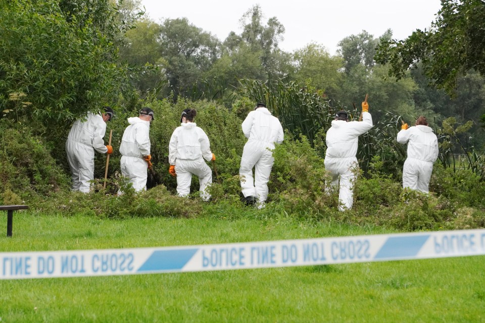 Two bin bags full of human bones were found in the river