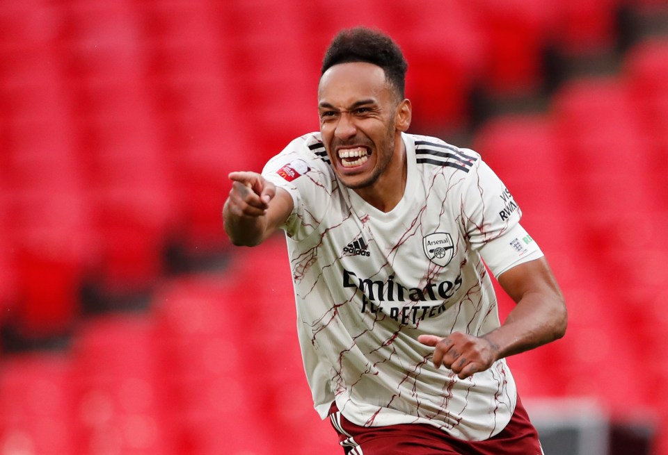 Pierre-Emerick Aubameyang bagged the winning penalty against Liverpool after a 1-1 draw in normal time