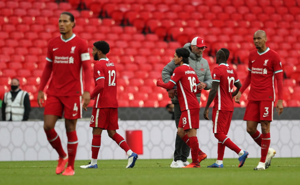 It was heartache for Premier League champs Liverpool after battling back into the game