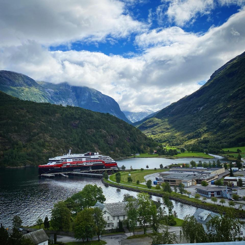 The Hurtigruten ship is being used for the cast and crew in a bid to prevent further Covid delays