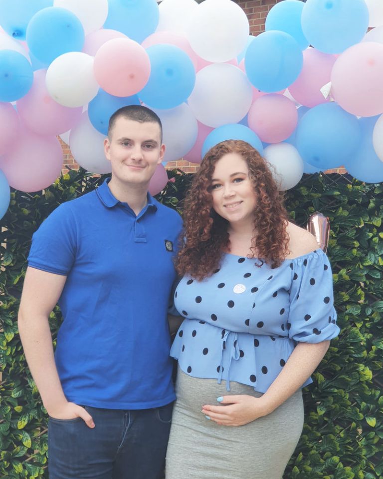 Chloe and her boyfriend Tom are expecting a baby boy