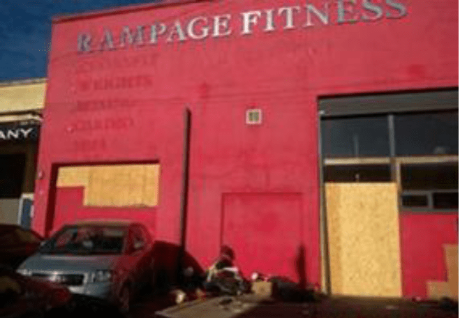 One premises was a commercial building on Cherrywood Road that was converted into a gym called Rampage Fitness