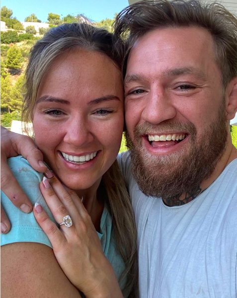 Dee Devlin showed off her huge engagement ring last month