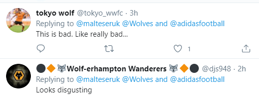 Wolves fans were less-than impressed