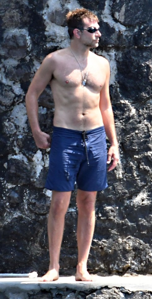 He had more of a dad bod while on holiday in Italy in 2018