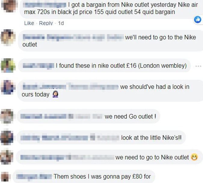 Hundreds of people have liked posts online, raving about the sale and sharing their own bargains 