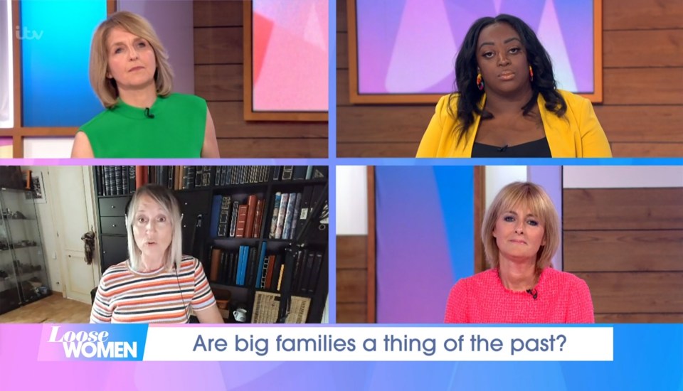 The 60-year-old revealed her two abortions while alongside her fellow Loose Women - Kaye Adams, Judi Love, and Sun columnist Jane Moore