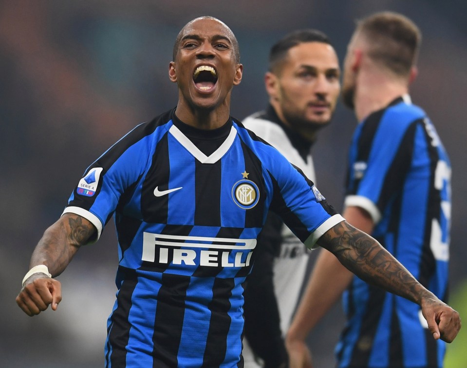 Ex-Red Devil Ashley Young is also an Inter regular