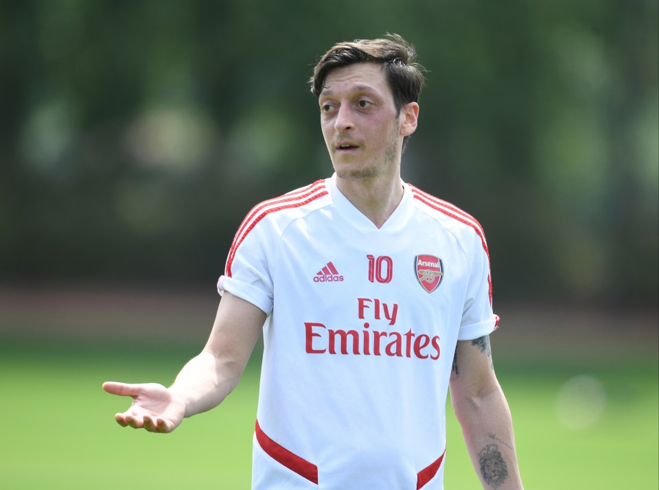 Arsenal are said to be annoyed by Mesut Ozil's public rant at the club