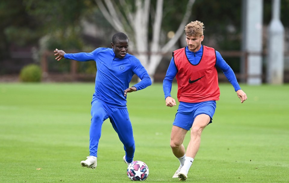 Timo Werner (right) has the potential to be a "big addition" to Chelsea up top according to club captain Cesar Azpilicueta 