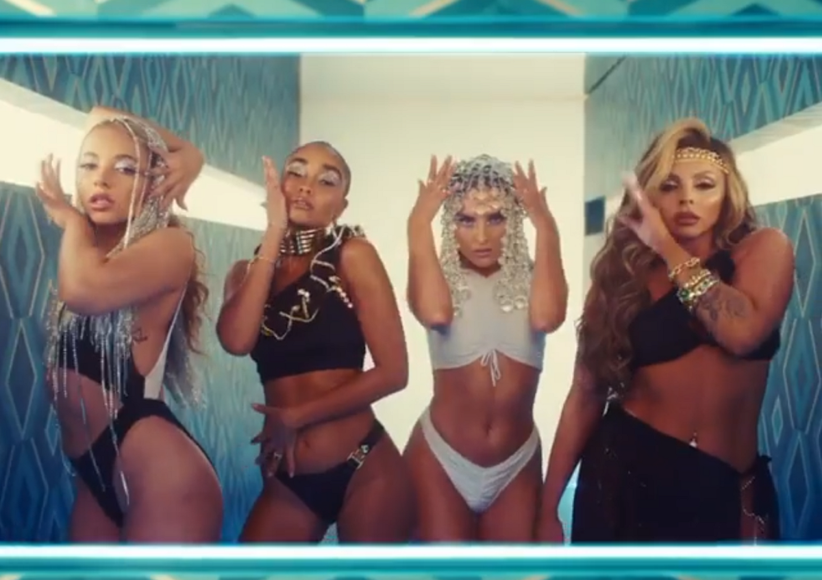 Little Mix looked sensational in the sexy clip