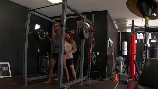 Jones has been putting in the work ahead of his body transformation and released footage of his deadlifting session