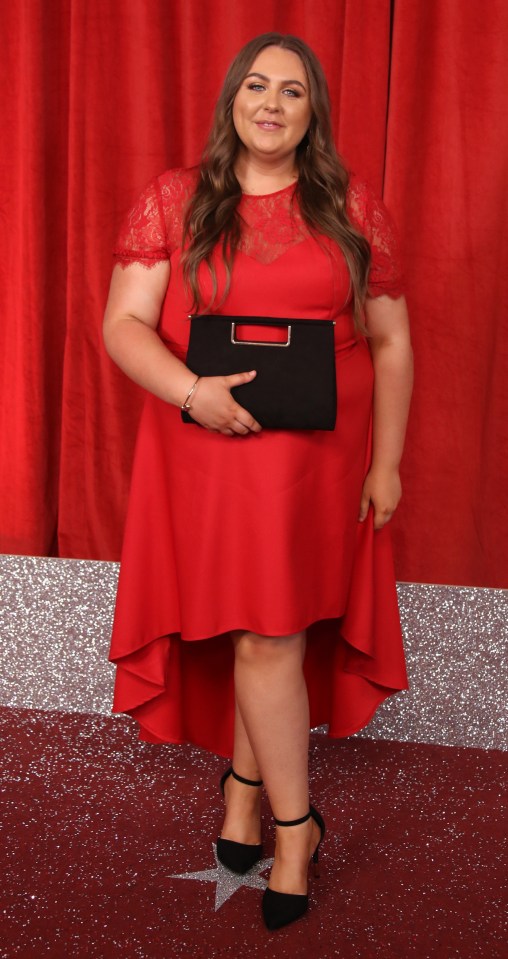 Clair all dressed up for the British Soap Awards in Manchester last year