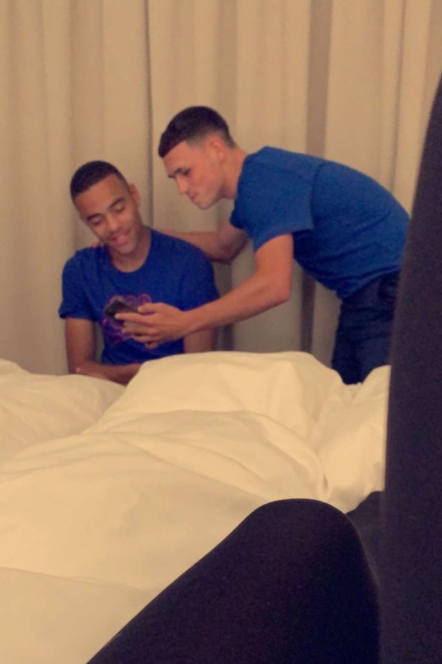 Nadia and her cousin met Phil Foden and Greenwood at a hotel in Reykjavík