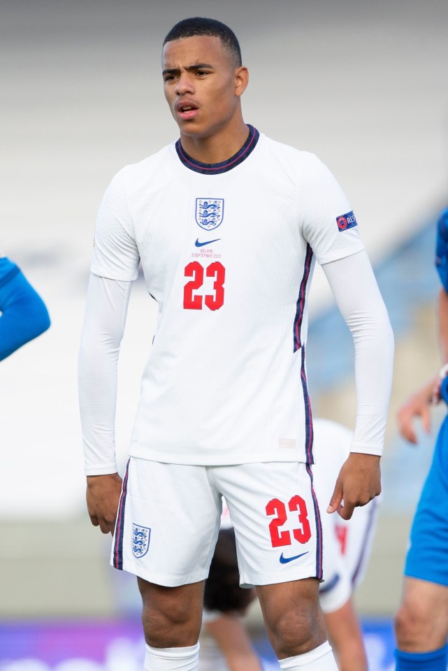 Mason Greenwood won his first cap off the bench in the win against Iceland