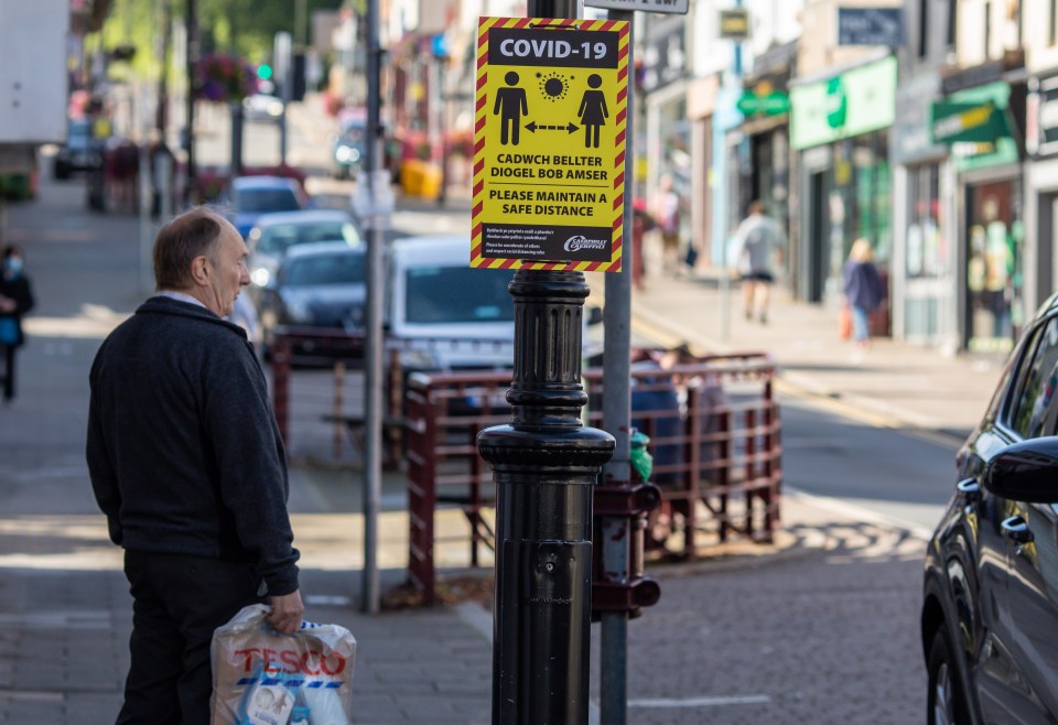 Caerphilly will be placed into local lockdown from 6pm Tuesdsay