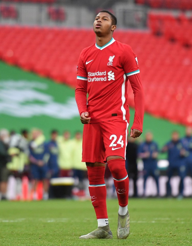 Liverpool striker Rhian Brewster looks set to leave Anfield before the window closes on Monday