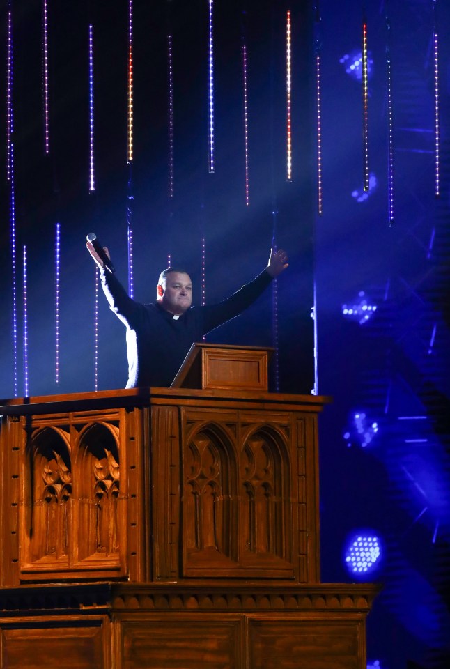 The vicar made the semi-finals after wowing judges in April