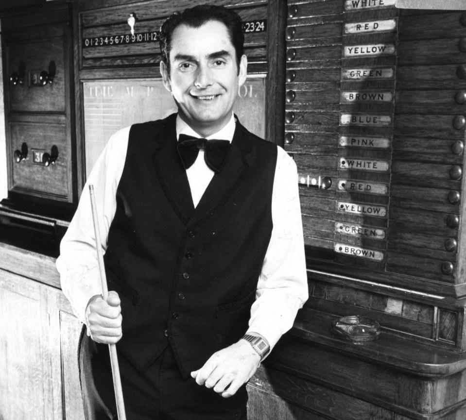 Ray Reardon won six world titles at six different venus