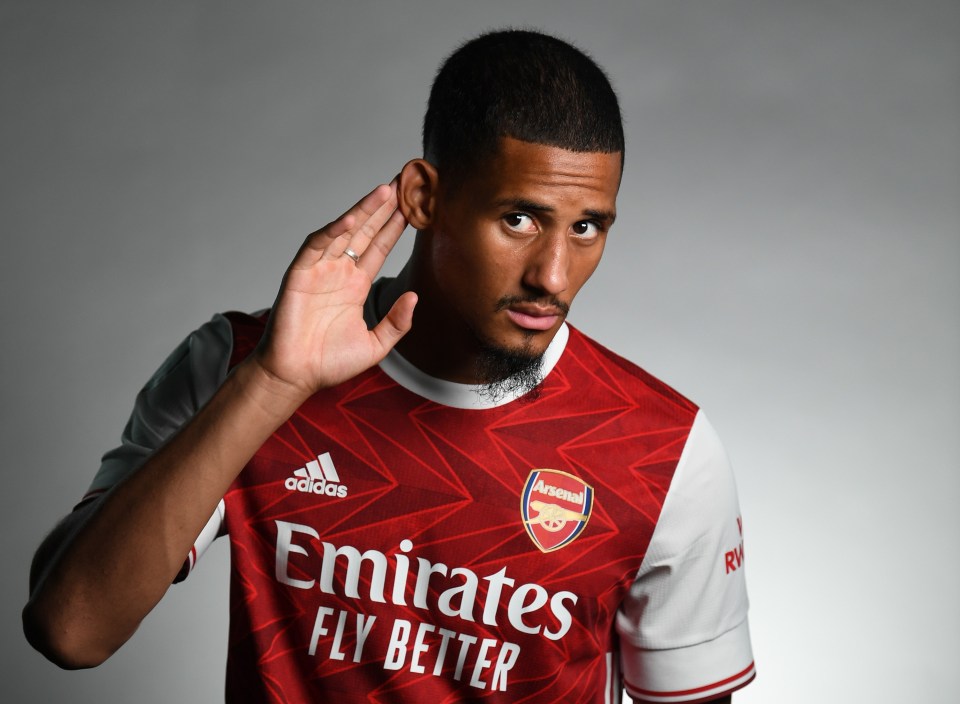 William Saliba will make his Arsenal debut against Fulham on Saturday