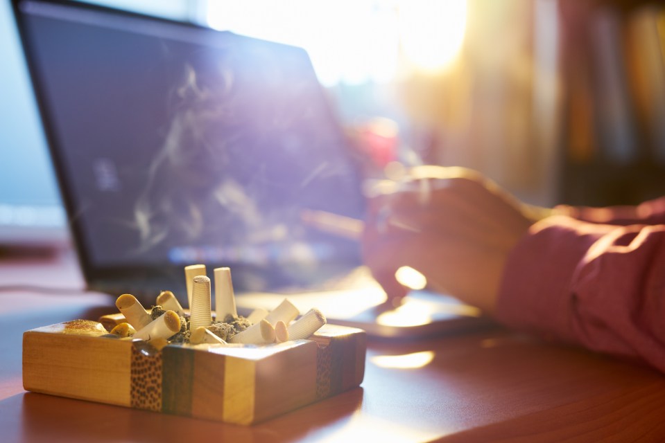 Hammersmith and Fulham council has banned staff from smoking at their desks - even when working from home