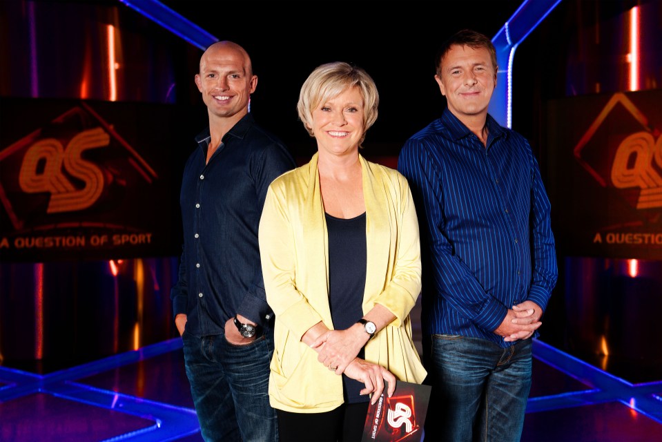 The former England star will replace veteran host Sue Barker, pictured with former team captains Matt Dawson and Phil Tufnell